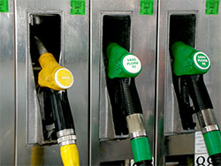 Pomp bij een tankstation